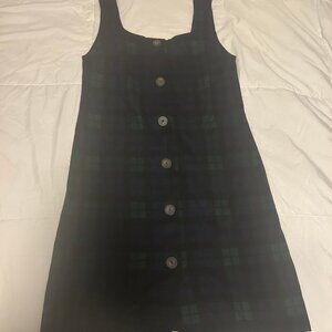 MNG basics women's warm dress  blue green black USA 4
